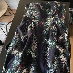 Club Monaco strapless dress with side pockets